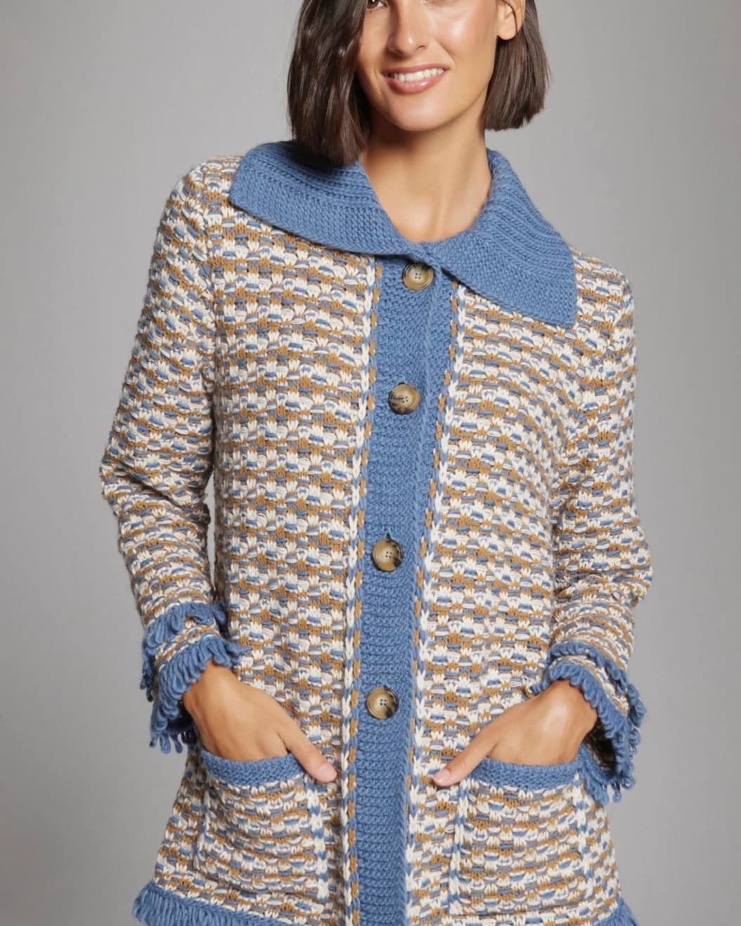 Chaqueta Nórdica: Azul Índigo