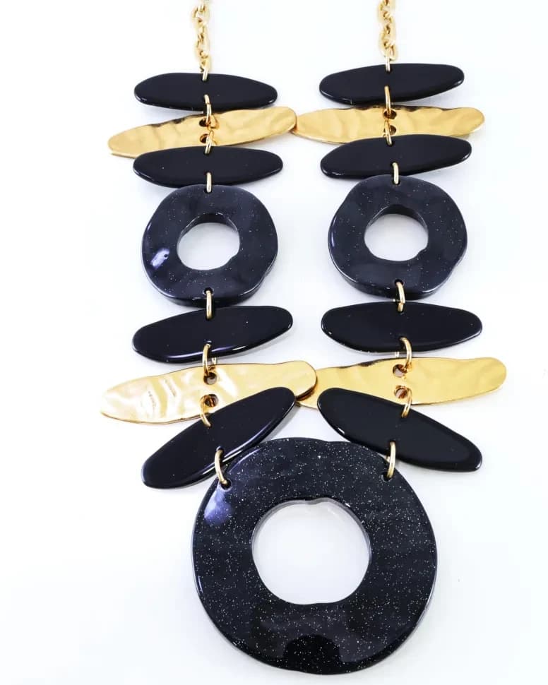 Collar Beduino: Negro - vista secundaria