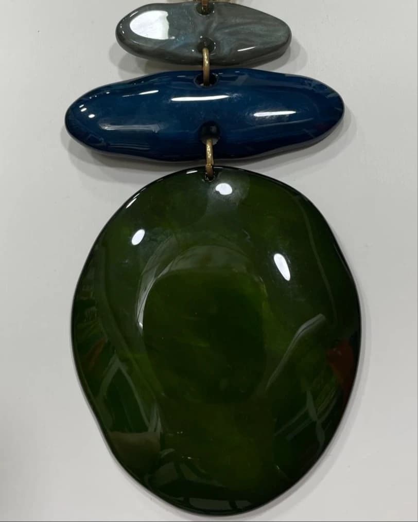 Collar Zaire: Verde - vista secundaria