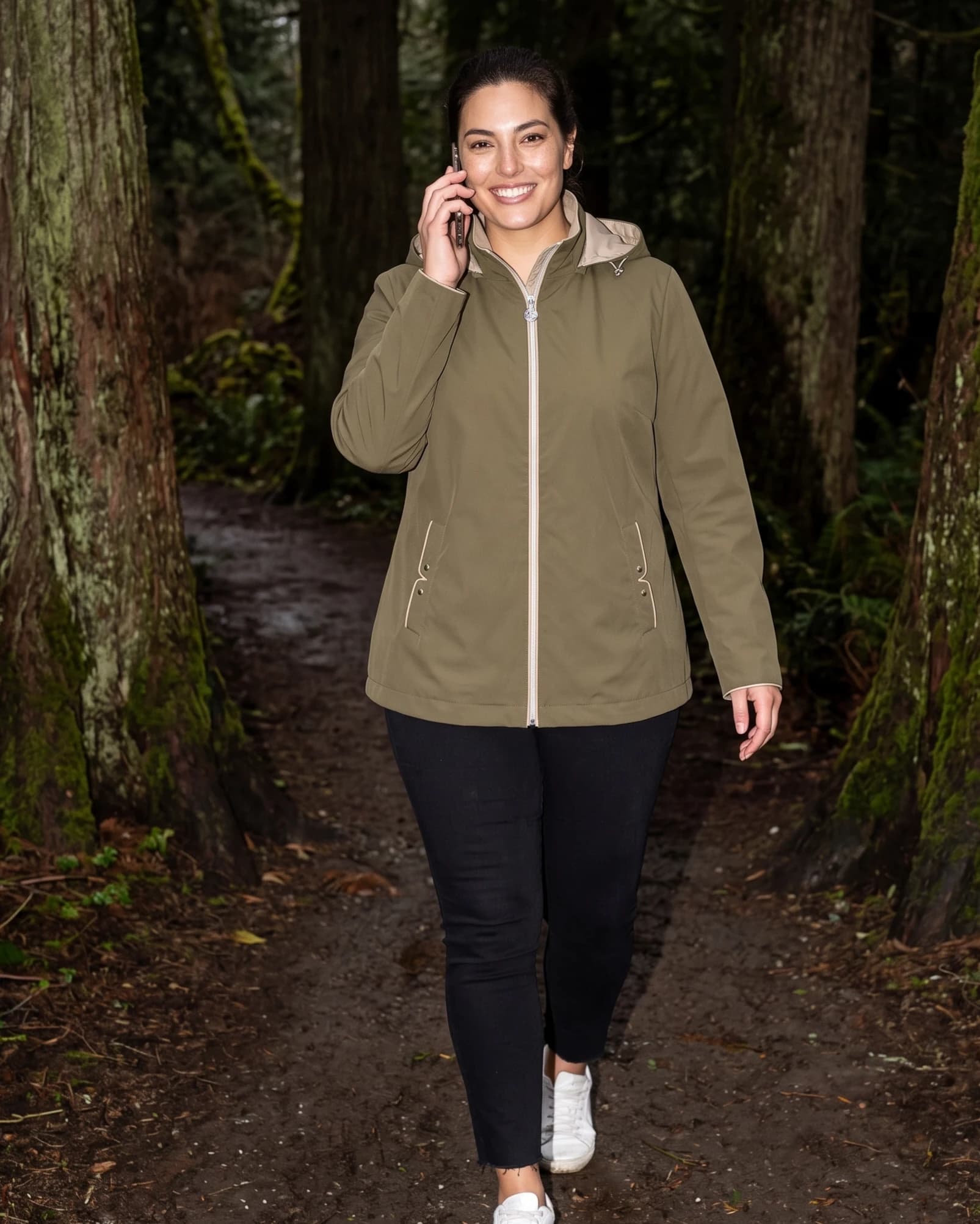 Parka Fina Caqui